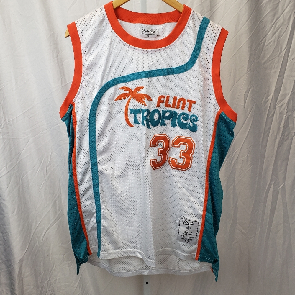 Flint Tropics Jackie Moon #33 Flint Tropics basketball jersey 
